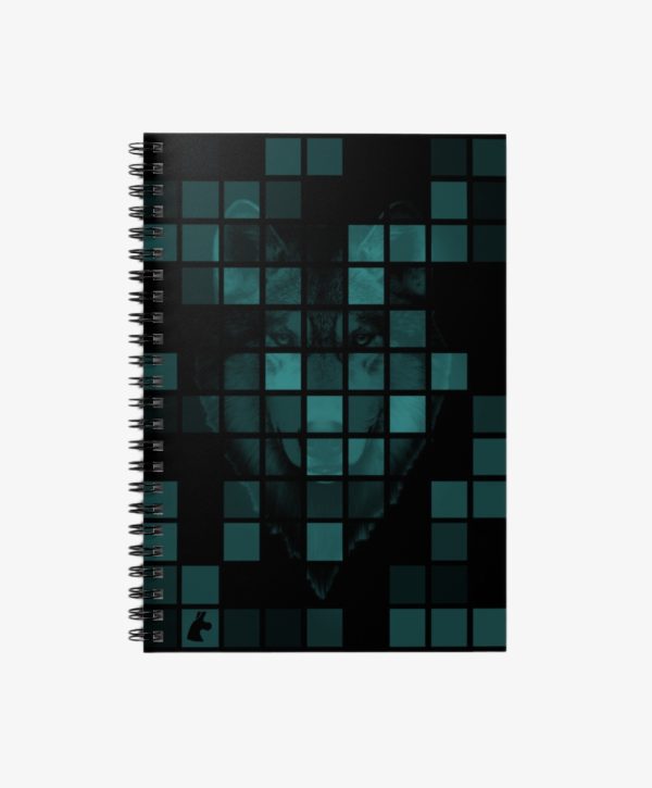 Wolf Spiral Notebook