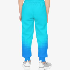 Blue Pixels Kids Joggers - Image 3