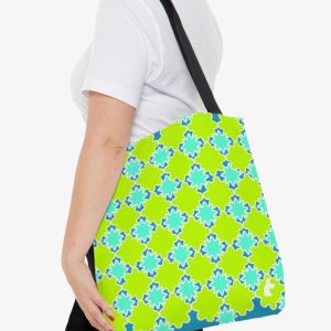 Neon Tiles Tote Bag - Image 3