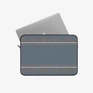 Orange Geometry Laptop Sleeve - Image 2