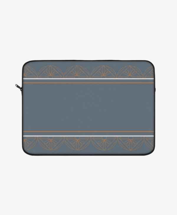 Orange Geometry Laptop Sleeve