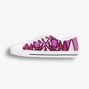 Pink Stained Glass Women's Sneakers (LT) - Image 4