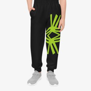 Neon Spider Kids Joggers - Image 2