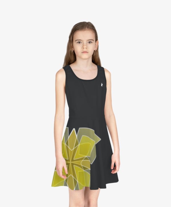 Yellow Stained Glass Girls' Sundress