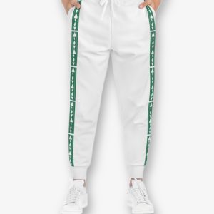 Geometric Green Joggers - Image 2