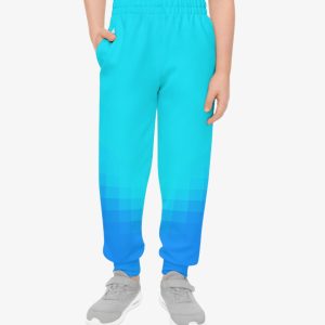 Blue Pixels Kids Joggers - Image 2