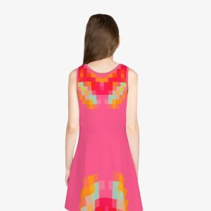 Pixeled Candy Girl's Sundress - Image 3