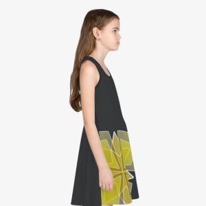 Yellow Stained Glass Girls' Sundress - Image 2