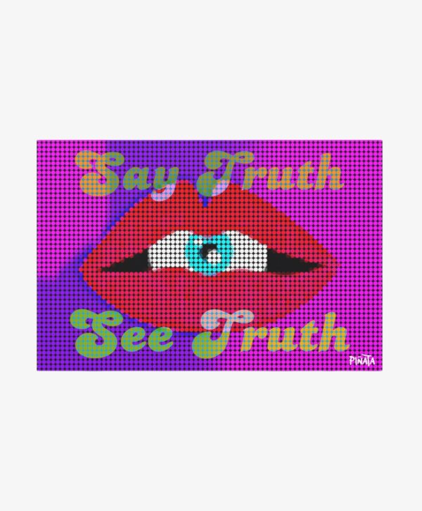 Say truth, See Truth Canvas Print