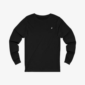 Basic Jersey Long Sleeve Tee (Dark Mode)